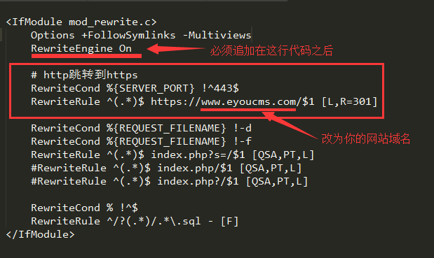 当网站配置好https协议之后 全站url http怎么跳转到https